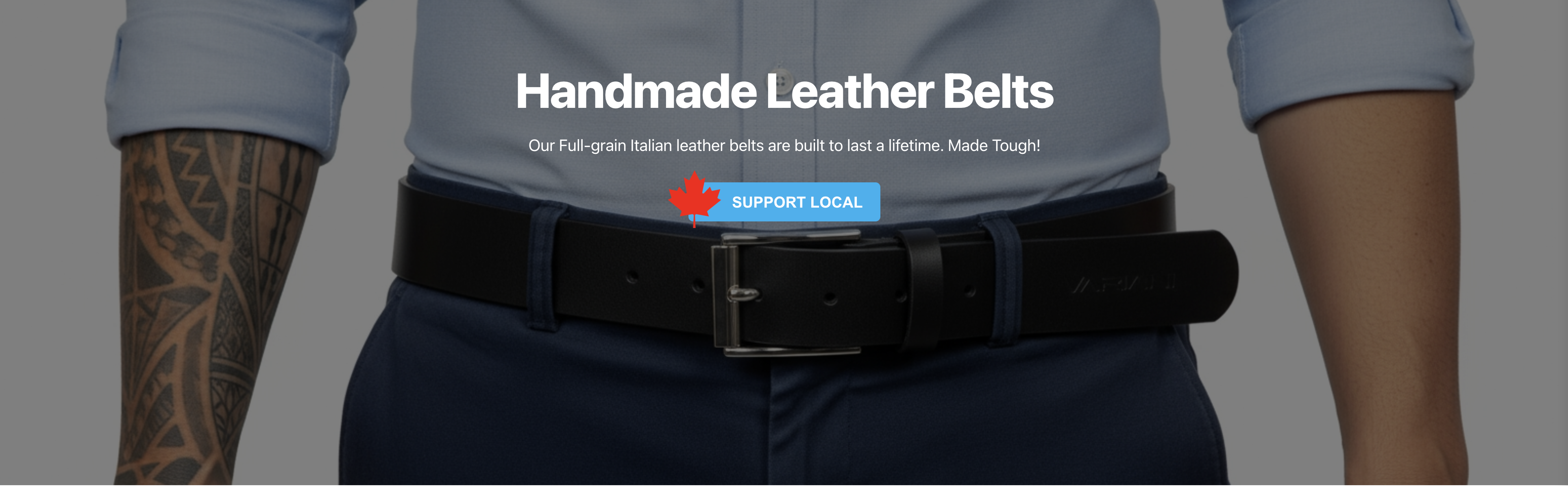 Variani Leather Belts - Canadian Made